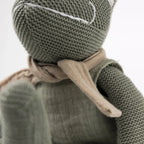 Jeremy de kikker - Katoenen knuffel met rammelaar - Egmont Toys - productfoto - afbeelding 3