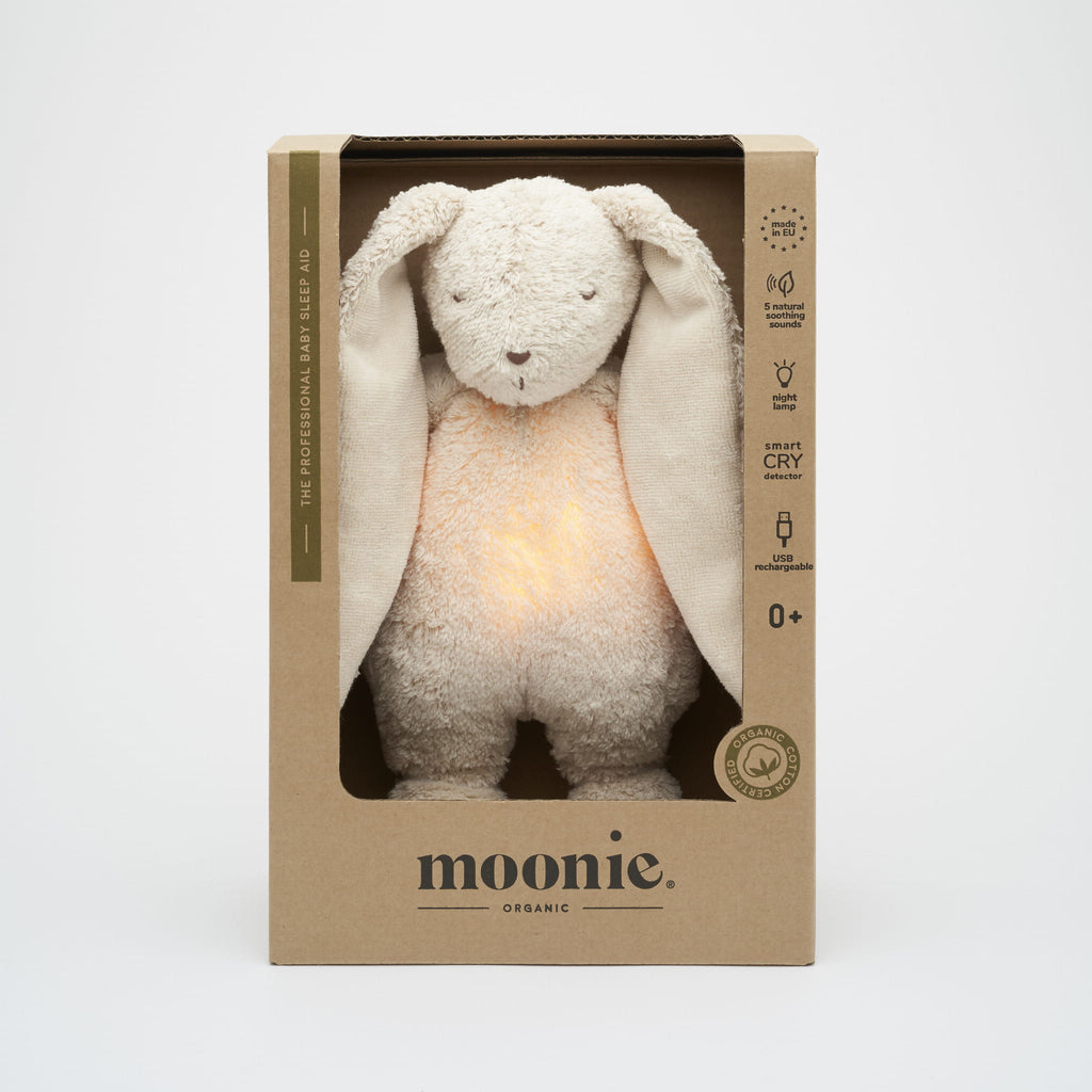Moonie - The Humming Bunny 2.0 - Sand - Knuffel met geluid