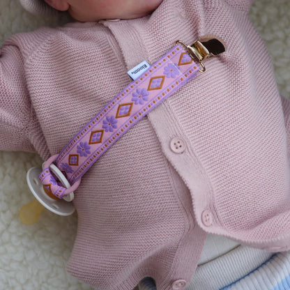 Schnullerkette Dublin - Handgemacht - Baby Bloom Clips