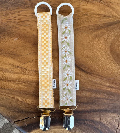 Schnullerkette Dublin - Handgemacht - Baby Bloom Clips