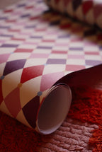 Duurzaam behang - Atelier Chien - 2 banen - Harlekijn Multi - Jubileum editie