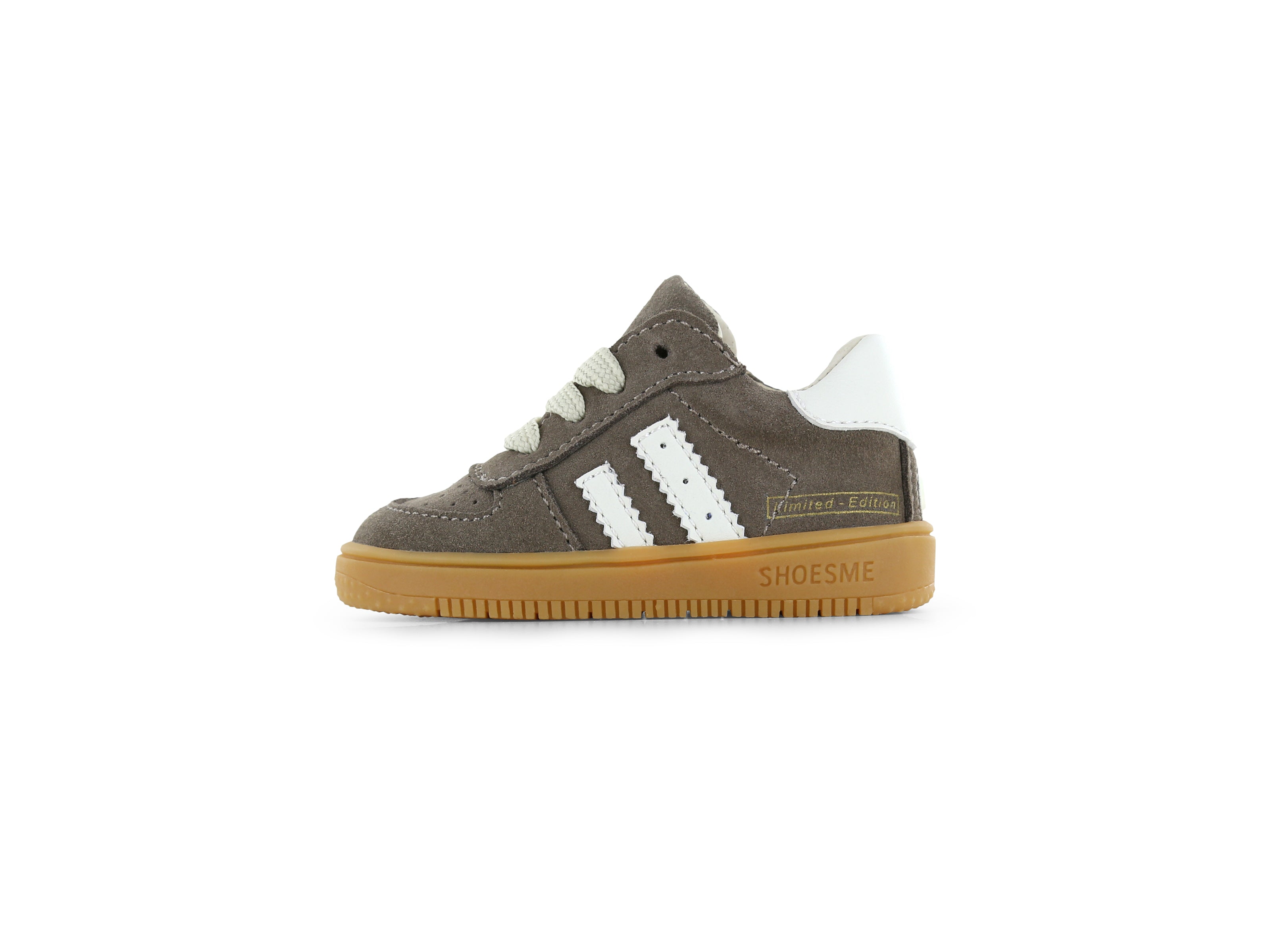 Suede baby sneaker ExtremeFlex® – Light Brown – Shoesme