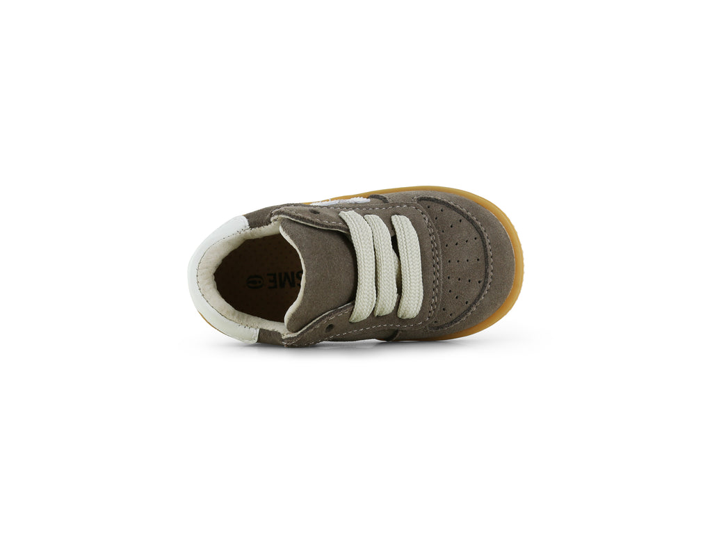 Suede baby sneaker ExtremeFlex® – Light Brown – Shoesme