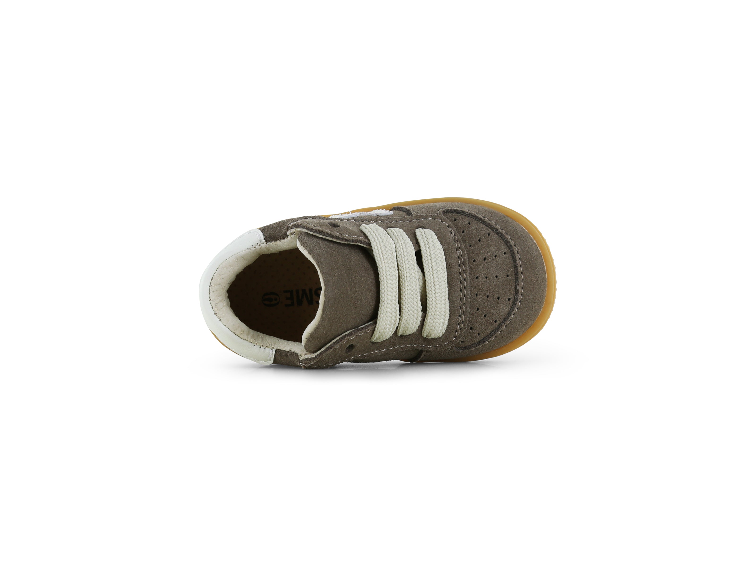 Suede baby sneaker ExtremeFlex® – Light Brown – Shoesme