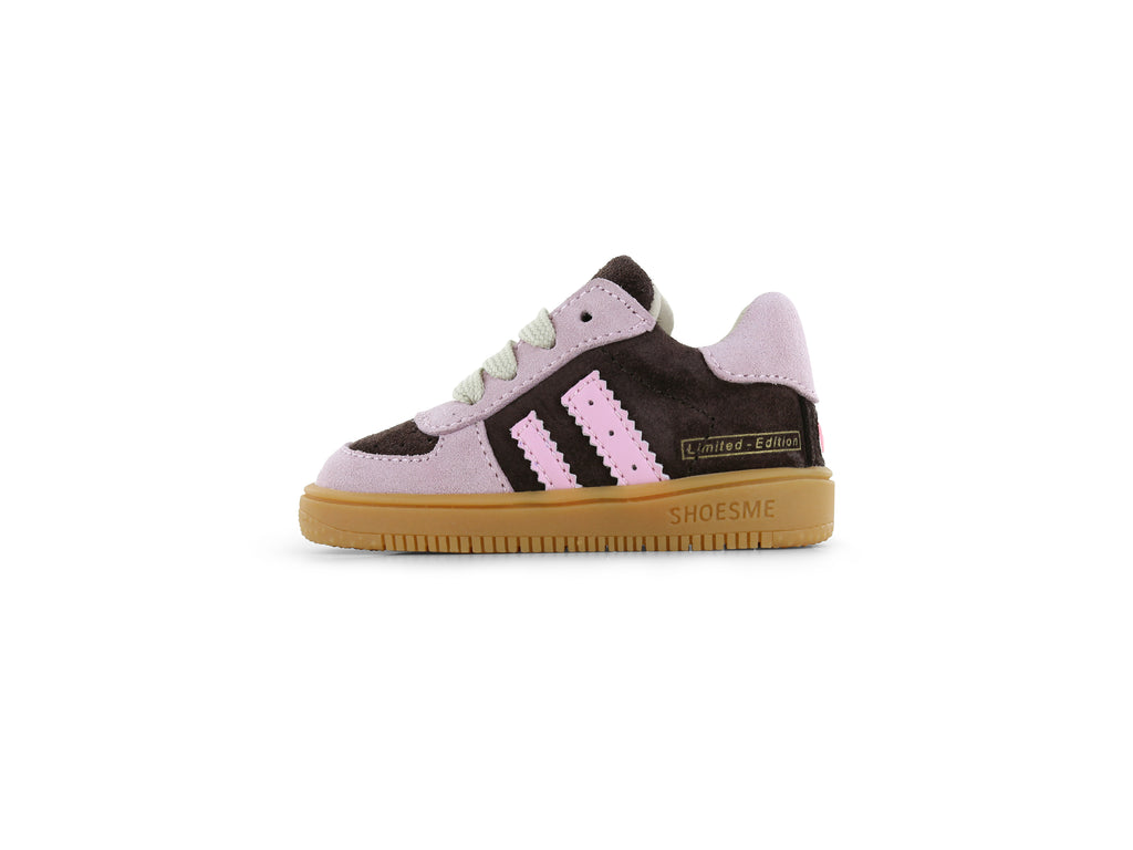 Suede Baby Sneaker ExtremeFlex® – Pink/Brown – Shoesme
