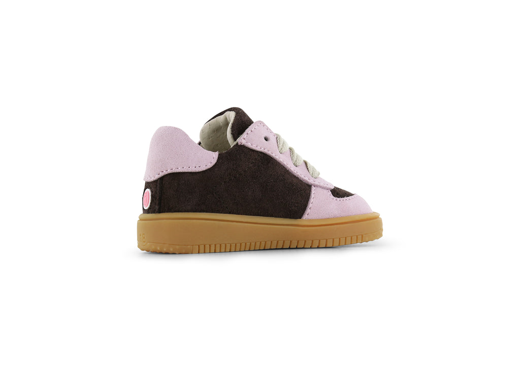 Suede Baby Sneaker ExtremeFlex® – Pink/Brown – Shoesme