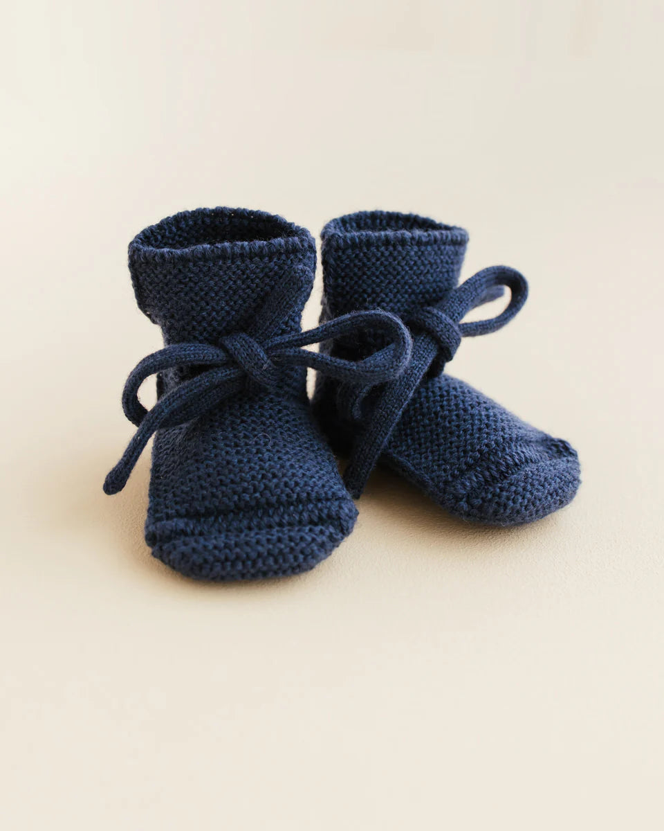 Booties - Baby Slofjes - Merinowol - HVID