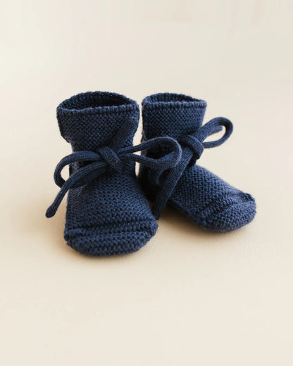 Booties - Baby Slofjes - Merinowol - HVID