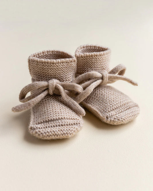 Booties - Baby Slippers - Merino Wool - HVID
