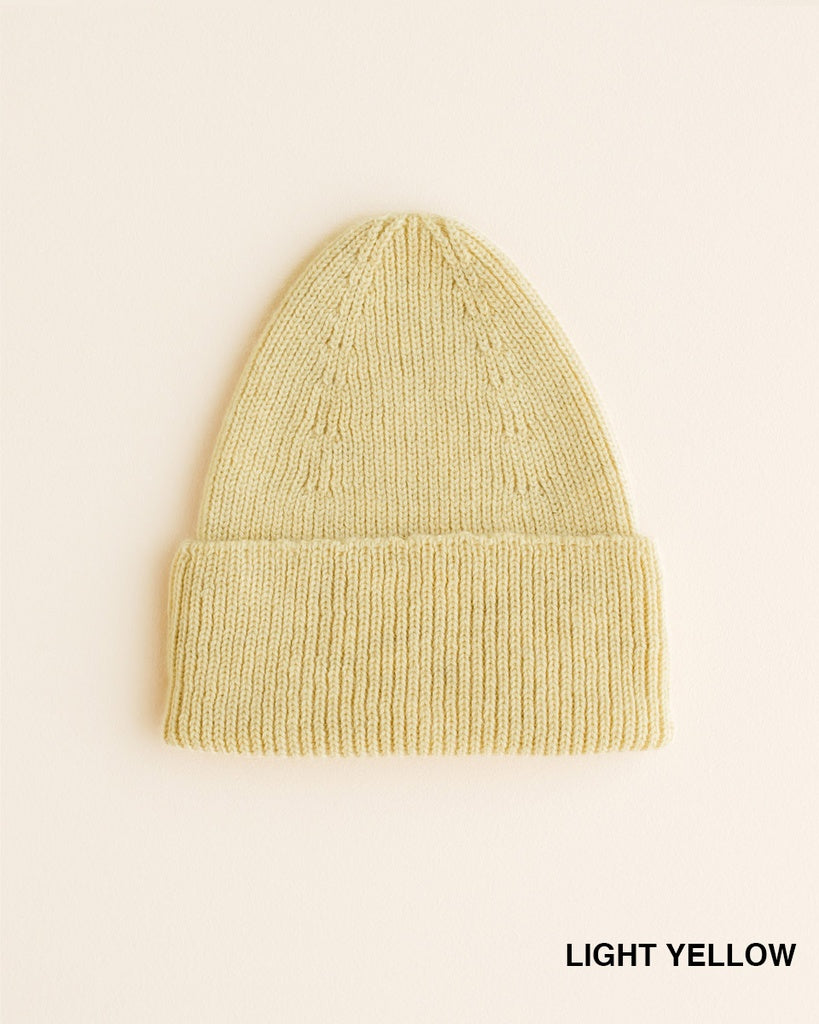 Beanie Fonzie Kids - 100% extra fine Italian merino wool - HVID