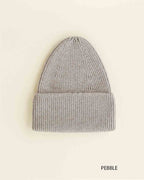 Bonnet Fonzie Kids - 100 % laine mérinos italienne extra fine - HVID