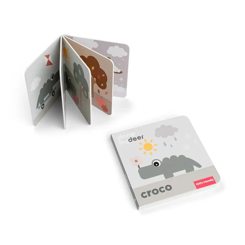 Boekje 'Seizoenen' - Board book Seasons - Croco Colour mix - Done by Deer - productfoto - afbeelding 3