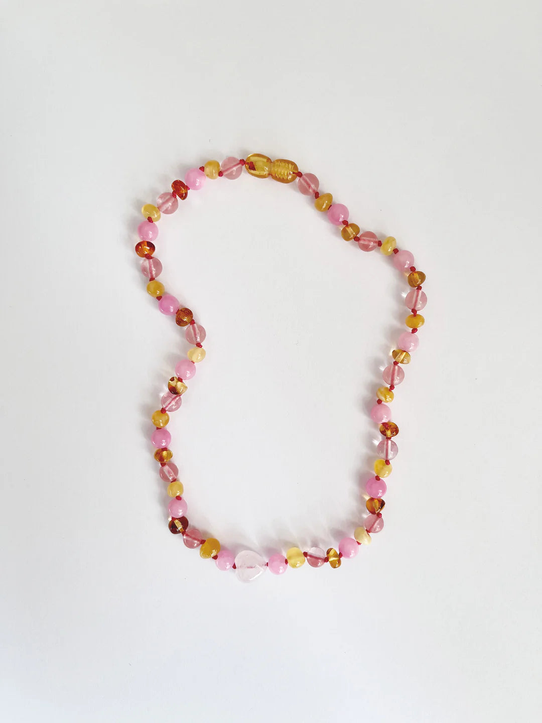 Barnsteen en edelstenen ketting - Bondi - 32 cm - Kids 0-3 jaar - Nirrimis