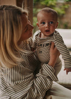 Milking It® Coco Stripe Bodysuit – Biologisch Katoen – Claude & Co