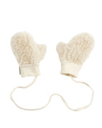 Milk Mittens – Wool mittens with cord – BINIBAMBA: pair of mittens connected with a cord.
