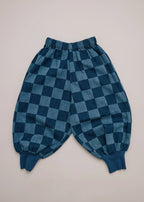 Murphy Checkerboard – Balloon Denim Trouser – 100% Biologisch Katoen – Claude & Co