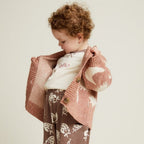 Moon Star Cardigan Russet – 100 % coton biologique – Claude & Co