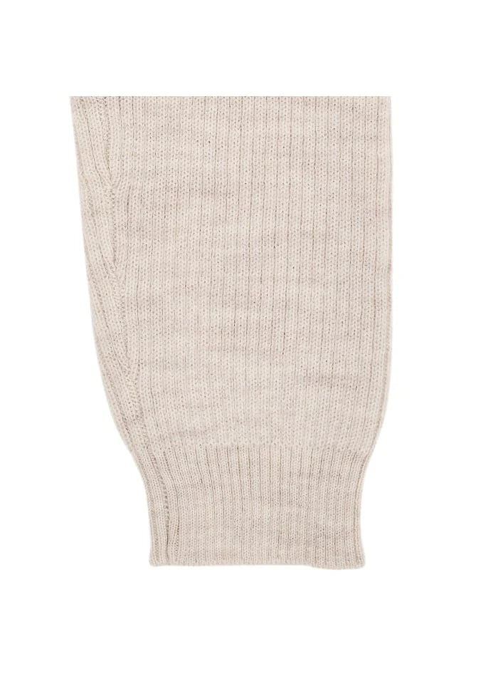 Gebreid Baby Broekje - Merino Classic Rib Leggings - Merinowol - Pale Cream - Copenhagen Colors - bovenkant - afbeelding 3