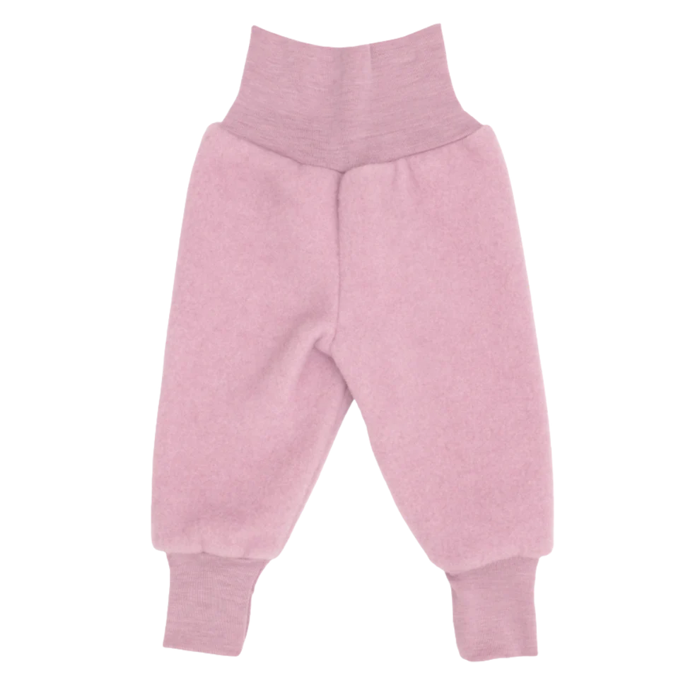 Pantalon en polaire de laine mérinos - 100 % laine - Nature/Blanc - Engel Natur