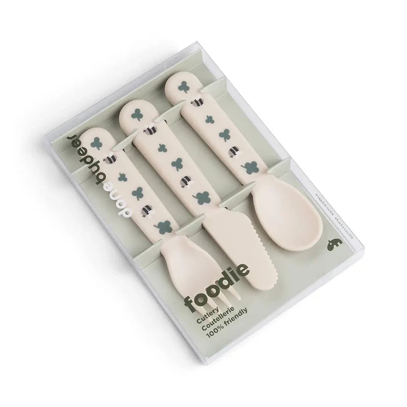 Bestekset - Foodie cutlery set - Tiny farm - Sand - Done by Deer - verpakking - afbeelding 3