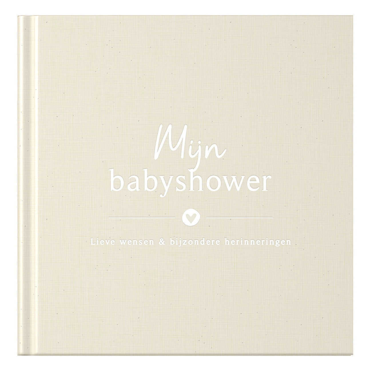 Baby-Ausfüllbuch – Ausfüllbuch Meine Babyparty – Leinen Beige – Fyllbooks