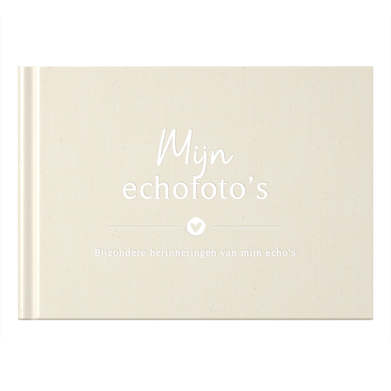Baby fill-in book - My ultrasound photos - Linen Beige - Fyllbooks