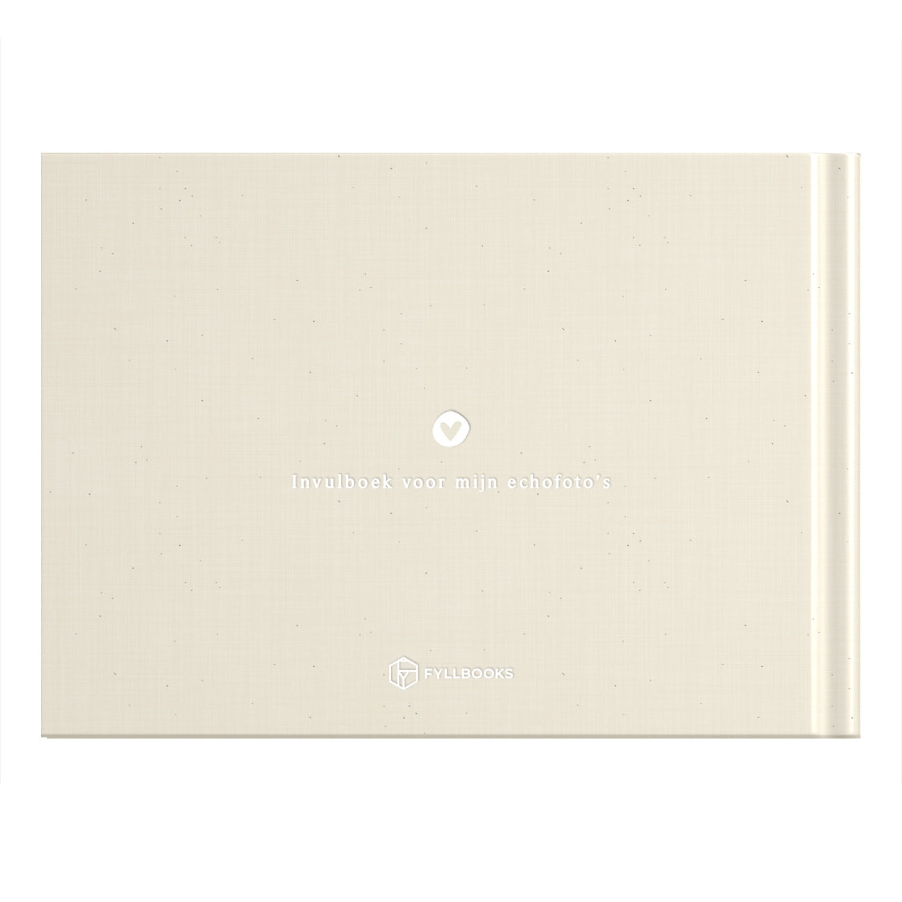 Baby fill-in book - My ultrasound photos - Linen Beige - Fyllbooks