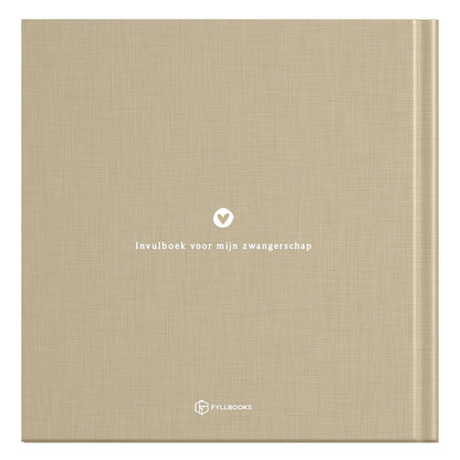 Baby Fill-in Book - Fill-in Book My Pregnancy - Linen Taupe - Fyllbooks