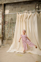 Jumpsuit - Overall Irma - Biologisch katoen - Cream Floral Haven - Louise Misha - productfoto