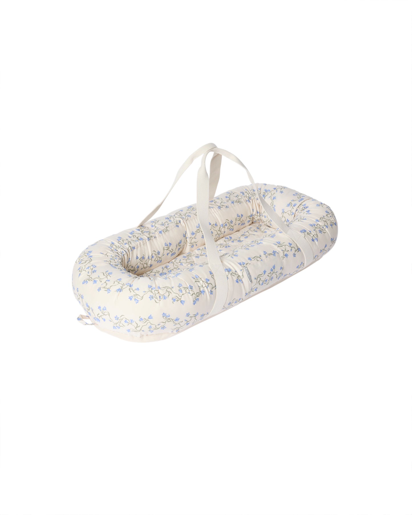 Baby Nest - Bellflower - Babylift - Organic cotton - Blue flowers - Garbo & Friends
