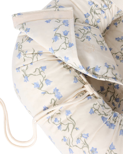 Baby Nest - Bellflower - Babylift - Organic cotton - Blue flowers - Garbo & Friends