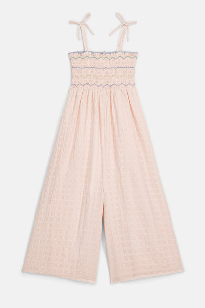 Jumpsuit - Overall Morli - Biologisch katoen/Dobby - Cream - Louise Misha