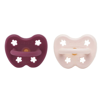 Schnuller - Naturkautschuk - 3-36 Monate - 2er-Pack - kiefergerecht - Hevea
