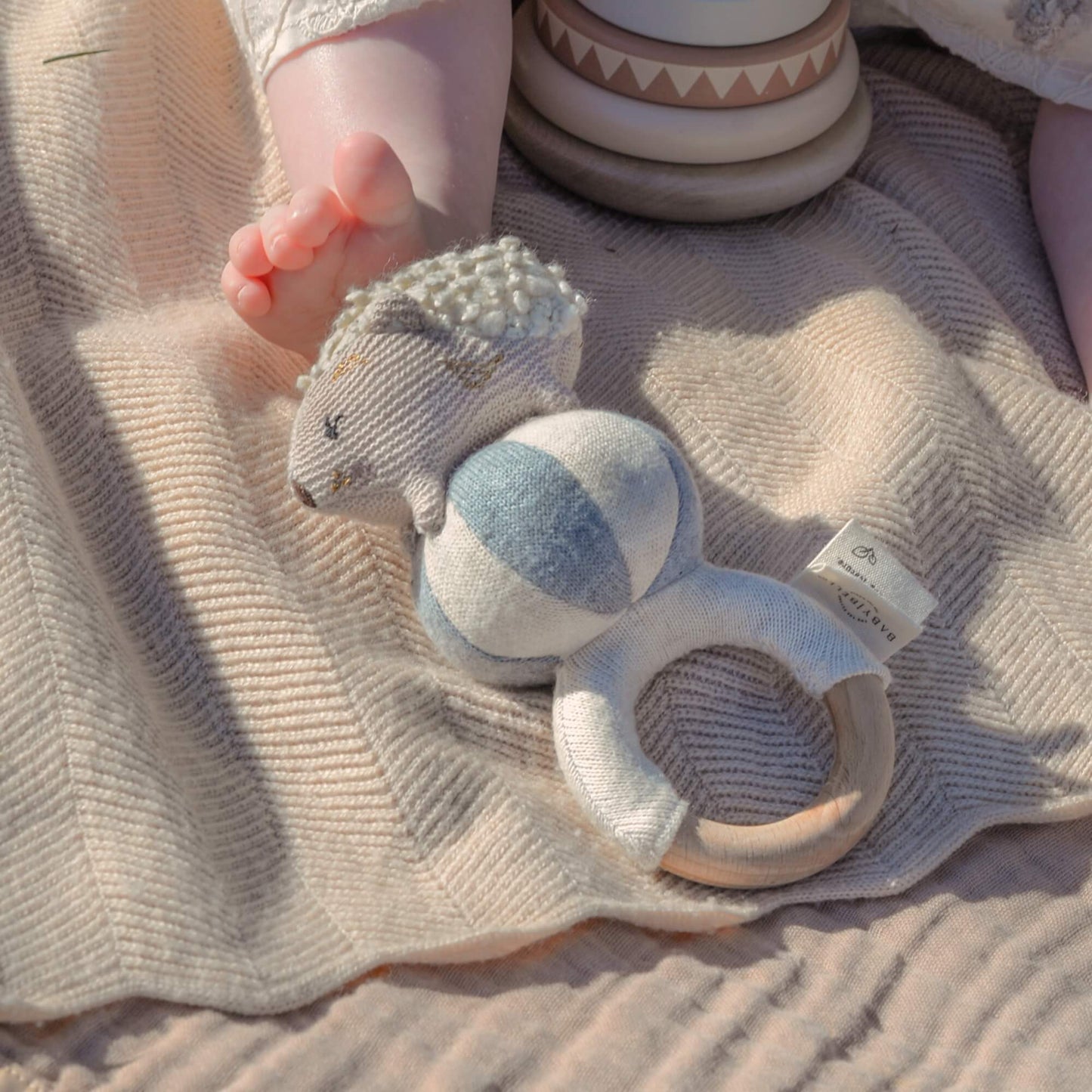 Rassel Igelchen - Henny der Igel - Bio-Baumwolle - Baby Bello