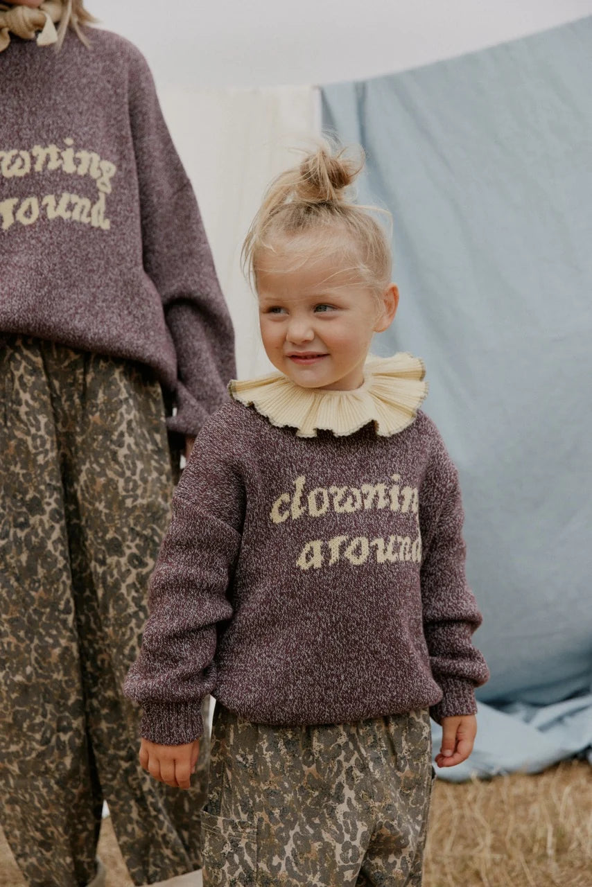 Lori Clowning Around  – Gebreide trui  – 100% biologisch katoen  – Claude & Co