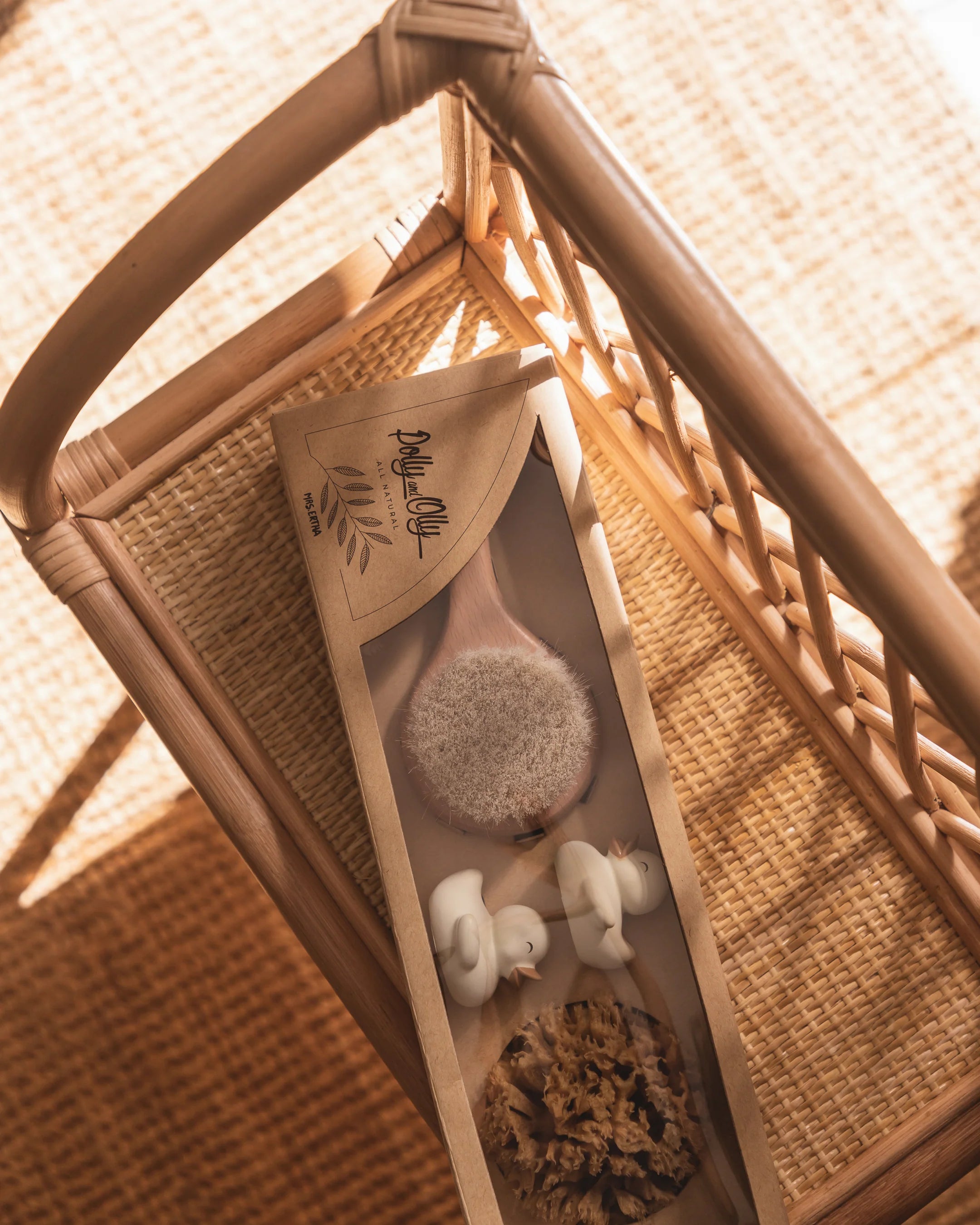 Polly & Olly - Natuurlijke badset - Mrs Ertha - productfoto - afbeelding 2