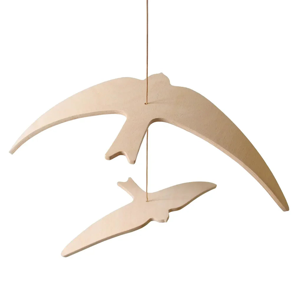 KANO Birds Mobile – Hölzernes Schwalben-Mobile – Charlie Crane