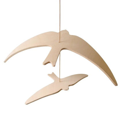KANO Birds Mobile – Hölzernes Schwalben-Mobile – Charlie Crane