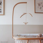 KANO Bed Arrow - Houten Hemelboog voor KUMI Cradle & KIMI Bed - Beech Wood - Charlie Crane - productfoto