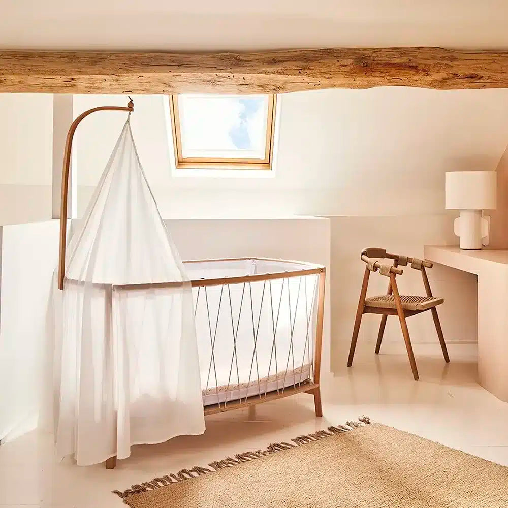 KANO Bed Arrow - Houten Hemelboog voor KUMI Cradle & KIMI Bed - Beech Wood - Charlie Crane - productfoto - afbeelding 3