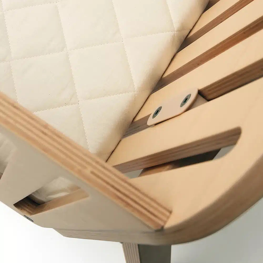 KODO Co-sleeping Crib - Houten Co Sleeper - Van Geboorte tot 6 Maanden - Charlie Crane - verpakking - afbeelding 4
