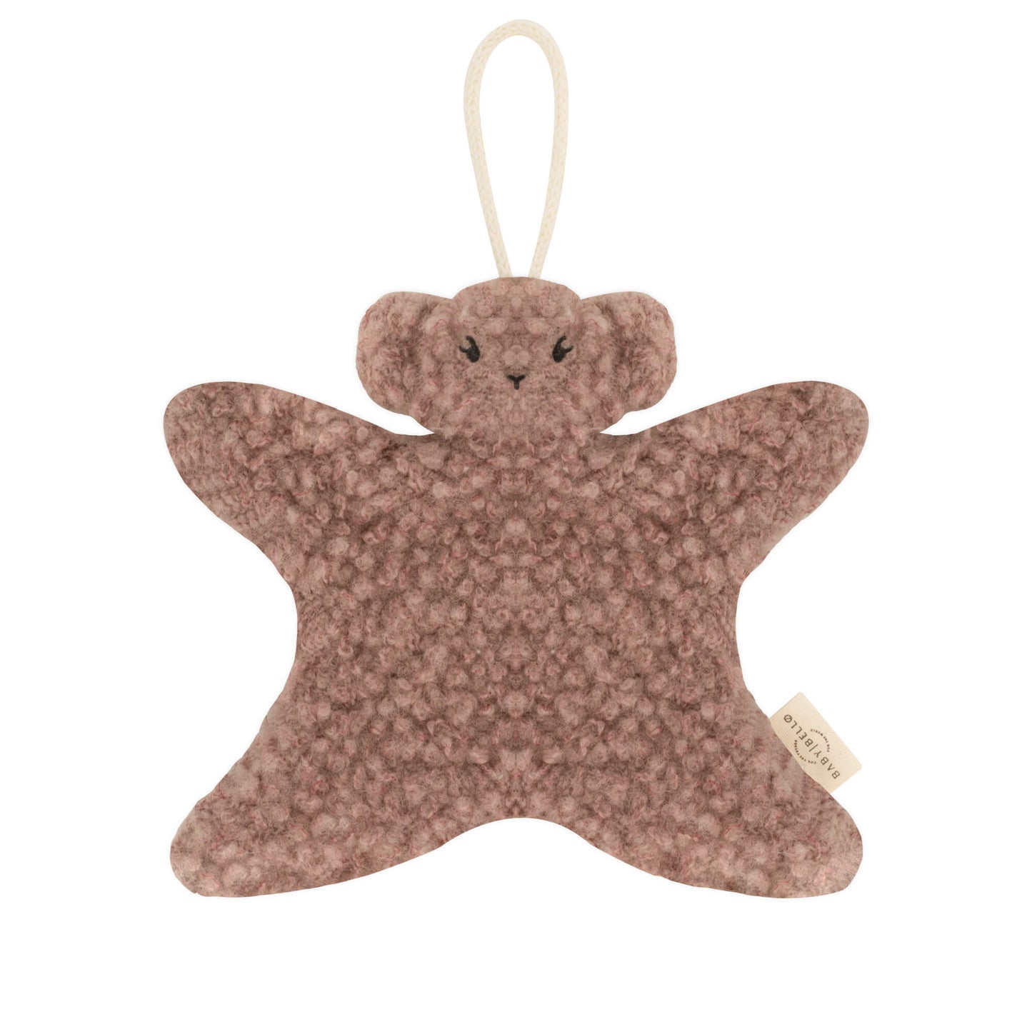 Speendoekje - Merinowol - Earthy Cocoa  – Soft Ivory/Beige - Baby Bello