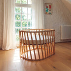 LUGO Evolving Wooden Baby Bed - Meegroeiend Houten Bed 70x90 / 70x140 cm - Van Geboorte tot 7 Jaar - Charlie Crane - productfoto - afbeelding 4