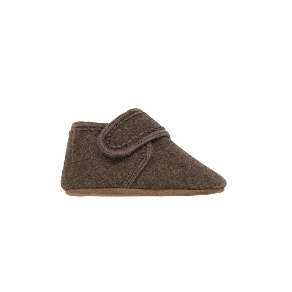 Wool booties - Classic Wool Slippers - Indoor shoe - Denver Melange - MELTON