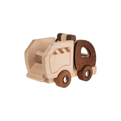 Vuilniswagen - Hout - Goki Nature