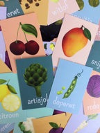 Tafelkaartjes Groente & Fruit – 60 Educational Food & Tasting Cards for Kids – STERK & ZOET
