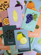 Tafelkaartjes Groente & Fruit – 60 Educational Food & Tasting Cards for Kids – STERK & ZOET
