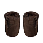 Baby slofjes ReneeKB - Suède & wol gevoerd - Tan & Dark Brown - Sofie Schnoor