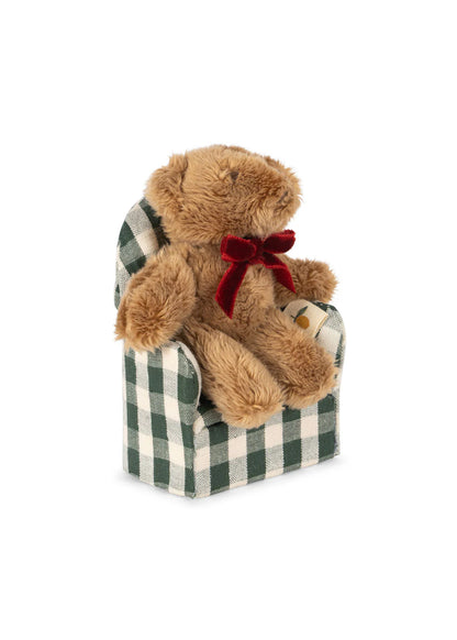 Kalle the Tiny Teddy - Mini Stuffed Animal in a Box - Konges Sløjd