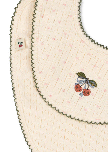 Minnie 2-Pack Bibs - Coeur - Organic Cotton - Konges Sløjd
